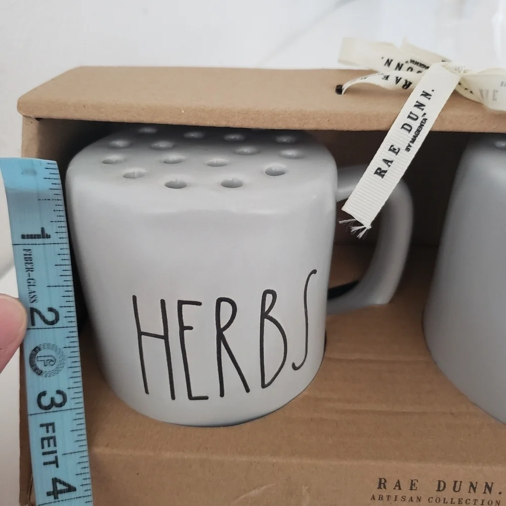 Rae Dunn Herbs and Spice Shakers Set